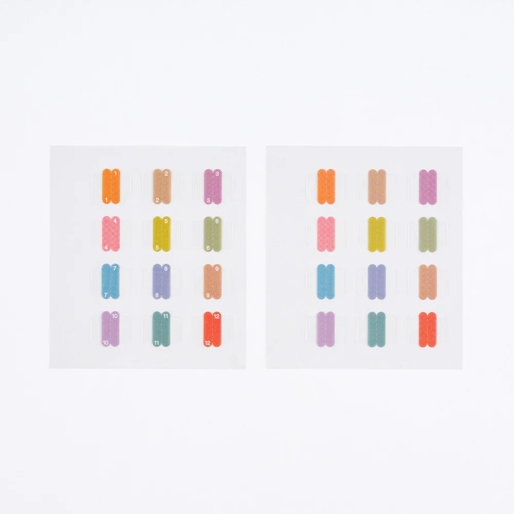 Hobonichi Techo TSUKI no IRO: Index Stickers - Image 4