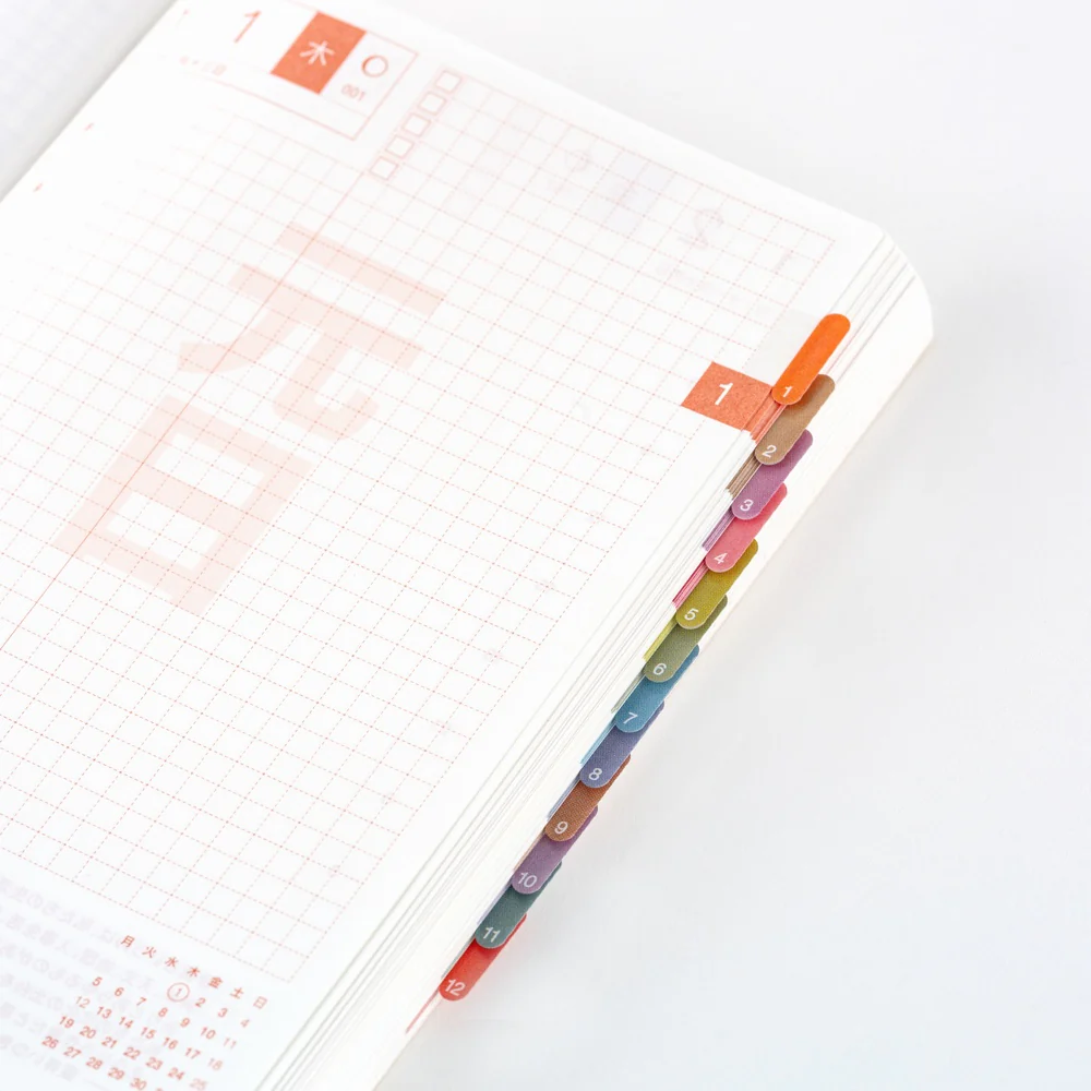 Hobonichi Techo TSUKI no IRO: Index Stickers - Image 8