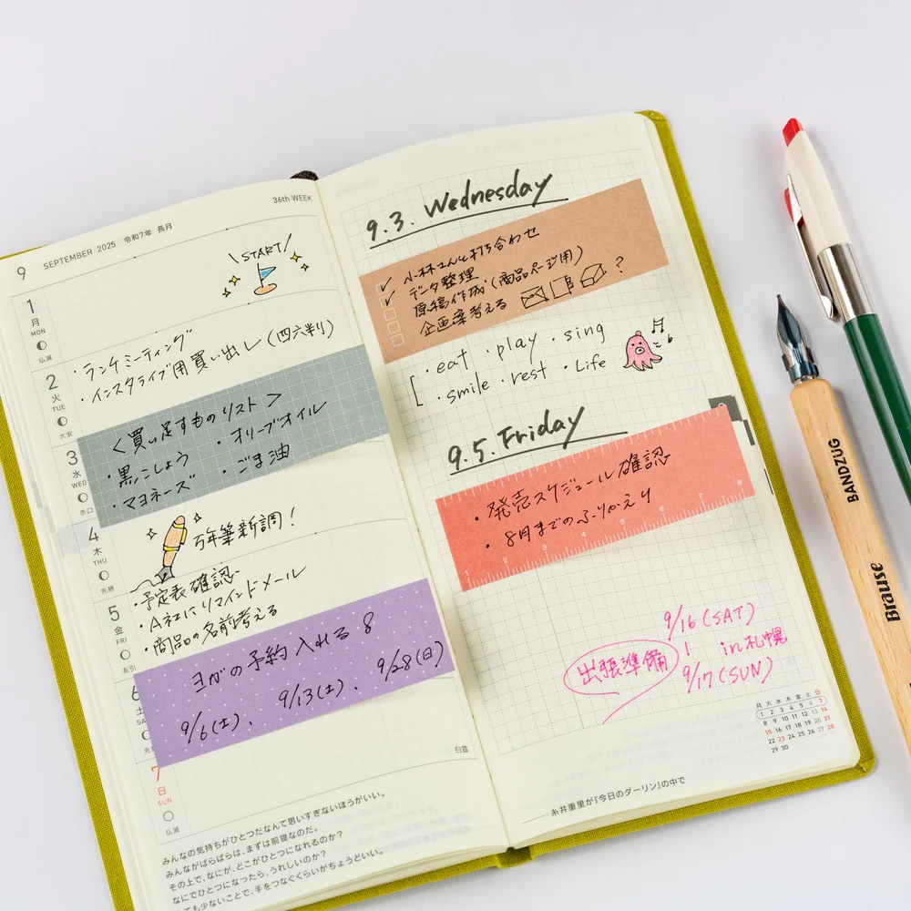 Hobonichi Techo TSUKI no IRO: Sticky Notes (Guide) - Image 2