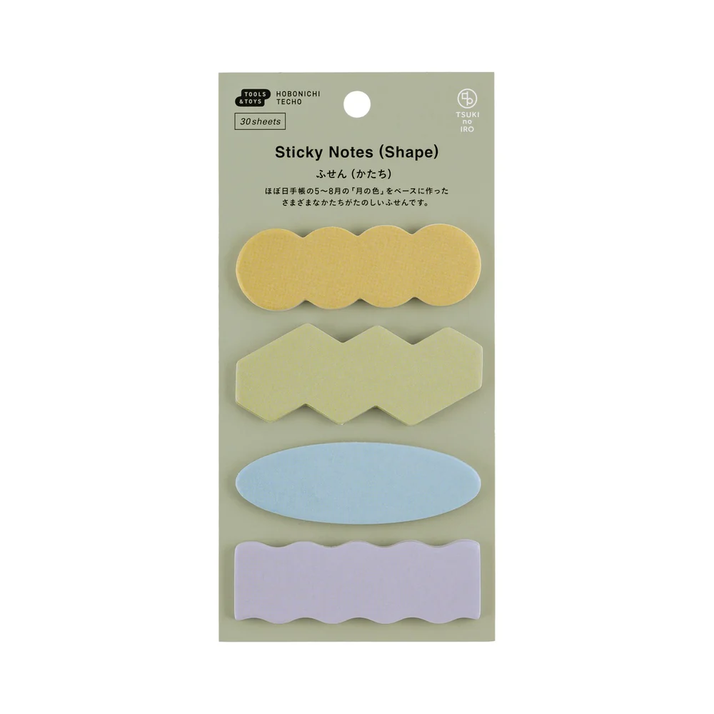 Hobonichi Techo TSUKI no IRO: Sticky Notes (Shape)