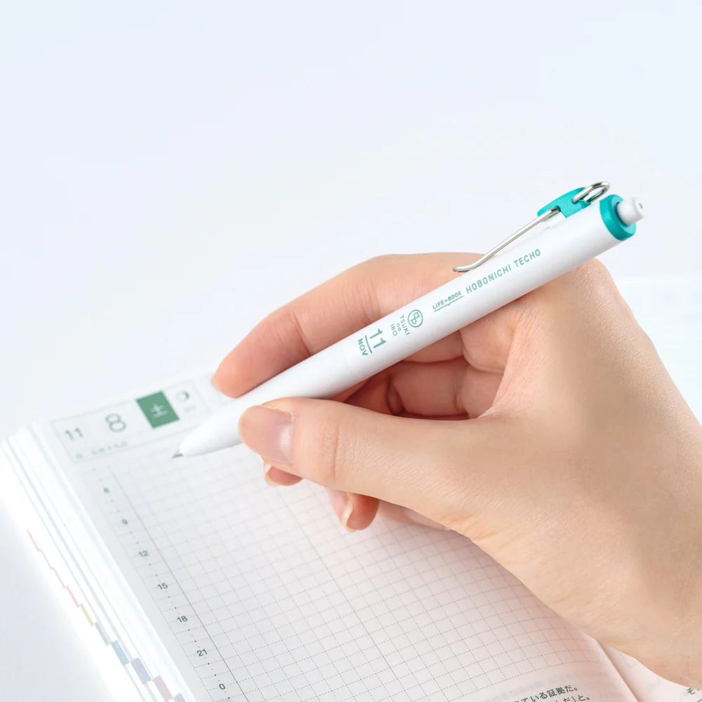 Hobonichi Techo TSUKI no IRO: Uniball One - July-Dec Set with Case - Image 4