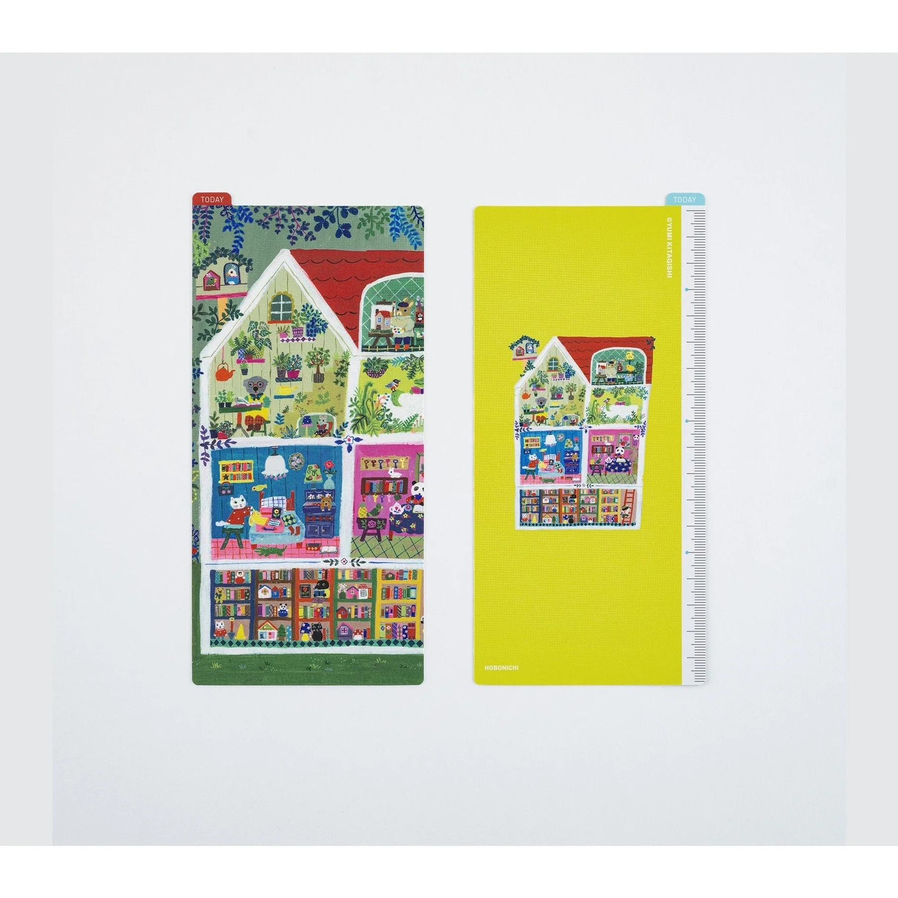 Hobonichi Techo Yumi Kitagishi: Hobonichi Pencil Board for Weeks (Animal Condo) - Image 2