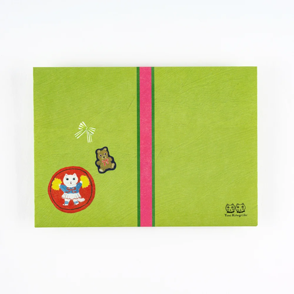 Hobonichi Techo Yumi Kitagishi: White Cat’s Mini Folder