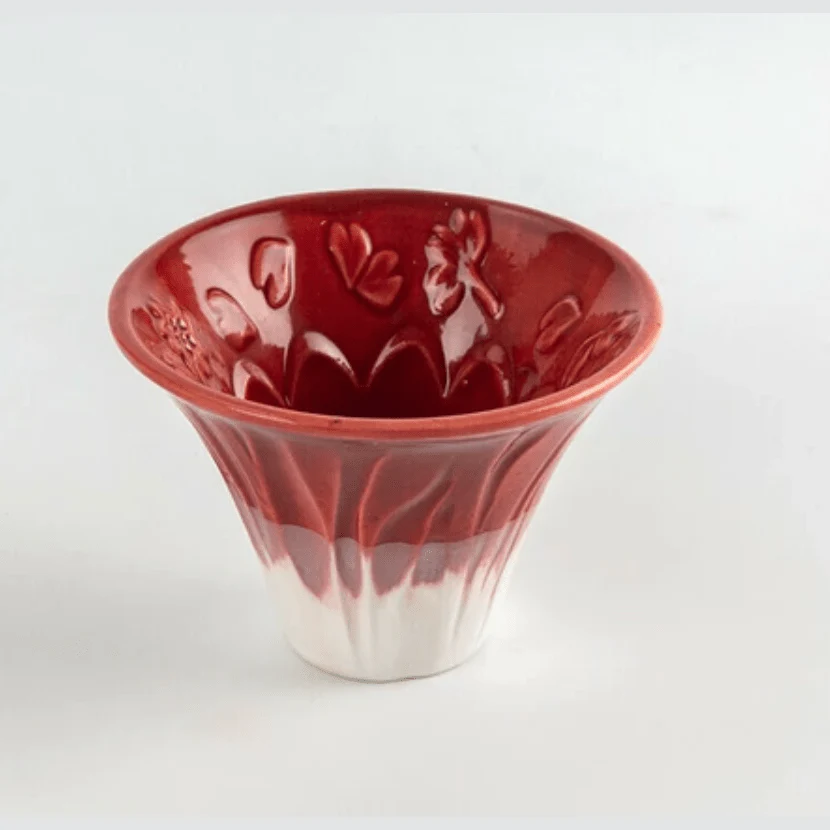 Ichiyama Mt Fuji Guinomi Red & Blue Sake Cup 2P Set - Image 7