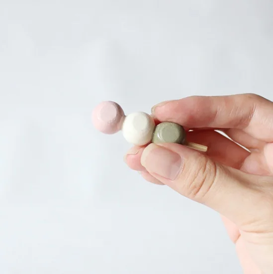 Ihoshiro Tri colour Dango Chopstick Rest - Image 4