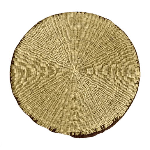 Ikehiko Igusa Coast Circle Seat Cushion 40cm