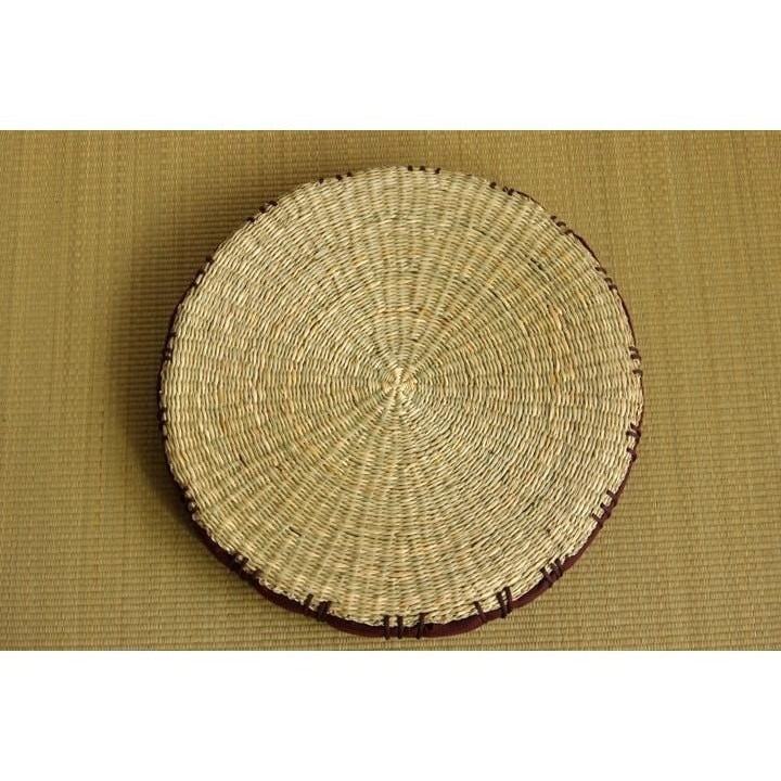 Ikehiko Igusa Coast Circle Seat Cushion 40cm - Image 2