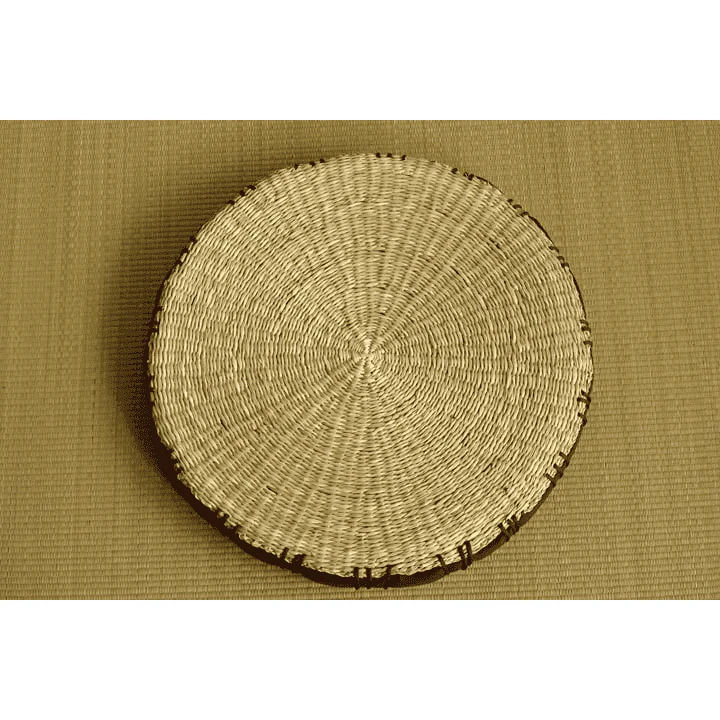 Ikehiko Igusa Coast Circle Seat Cushion 40cm - Image 9