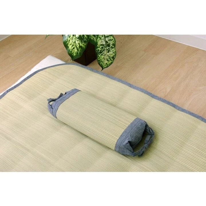 Ikehiko Igusa x Denim Block Pillow 30x15cm - Image 11