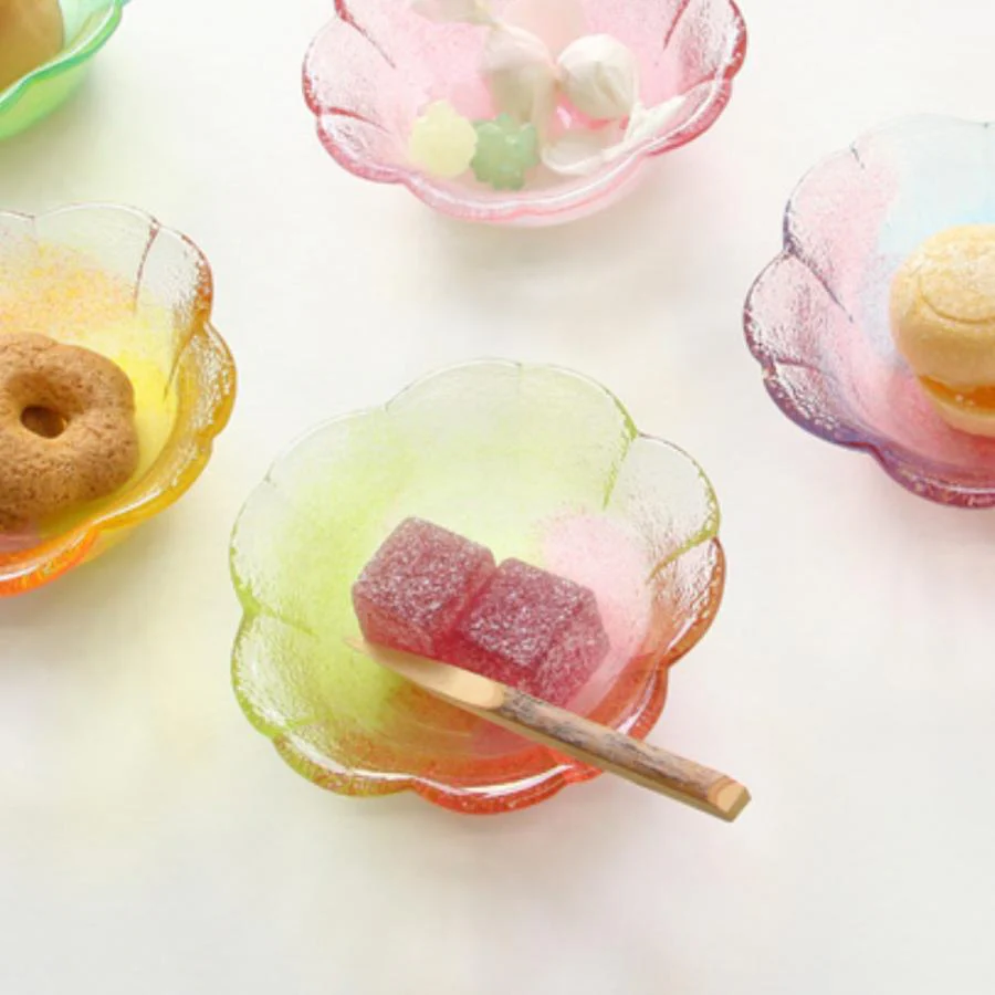 Iwasa Glass Cherry Blossom Small Bowl - Sun Sakura - Image 3