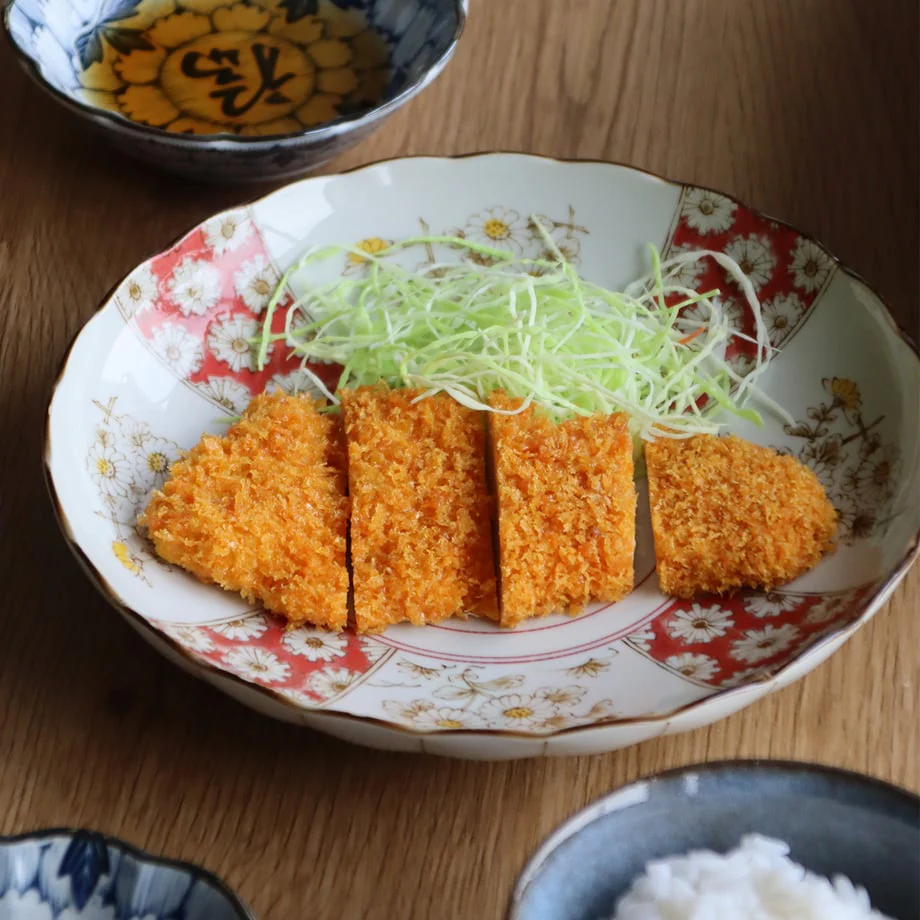 Japonica Chrysanthemums Plate Set - 3P - Image 4