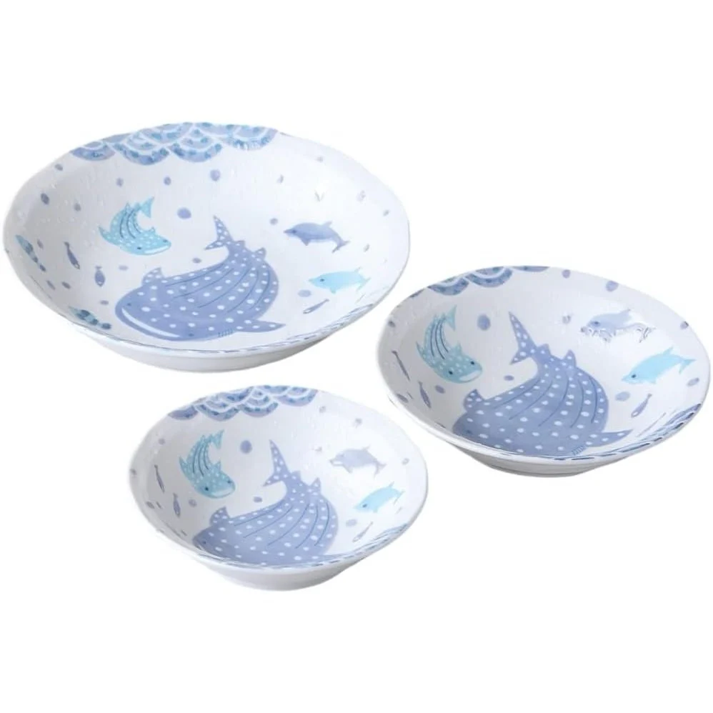 Jinbei Whale Plate Set 3P