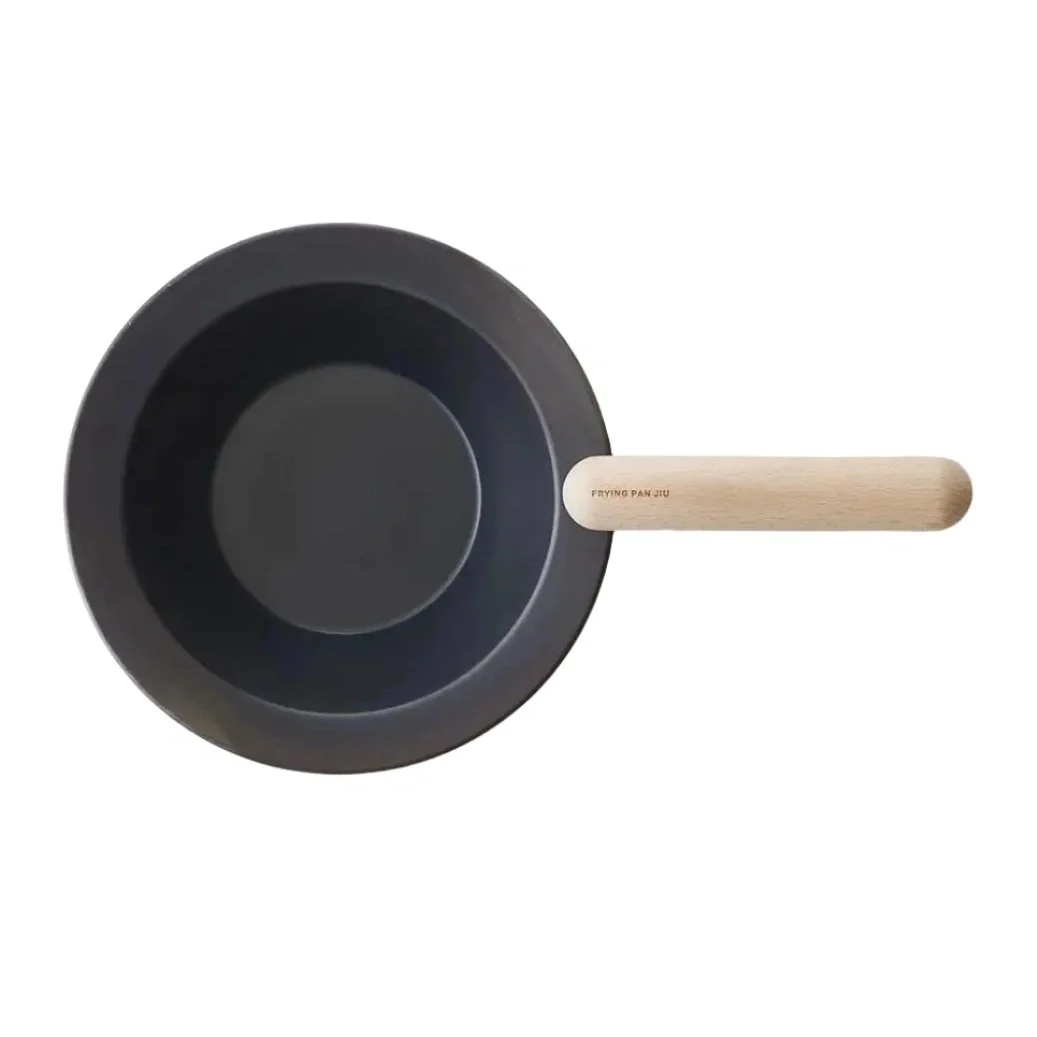 JIU Frying Deep Pan Pot M with Beech Handle Set - Image 3