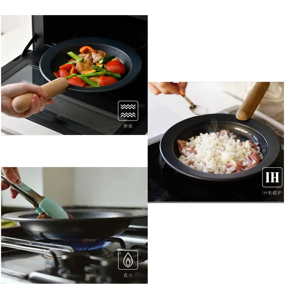 JIU Frying Pan M with Beech Handle Set - Image 9
