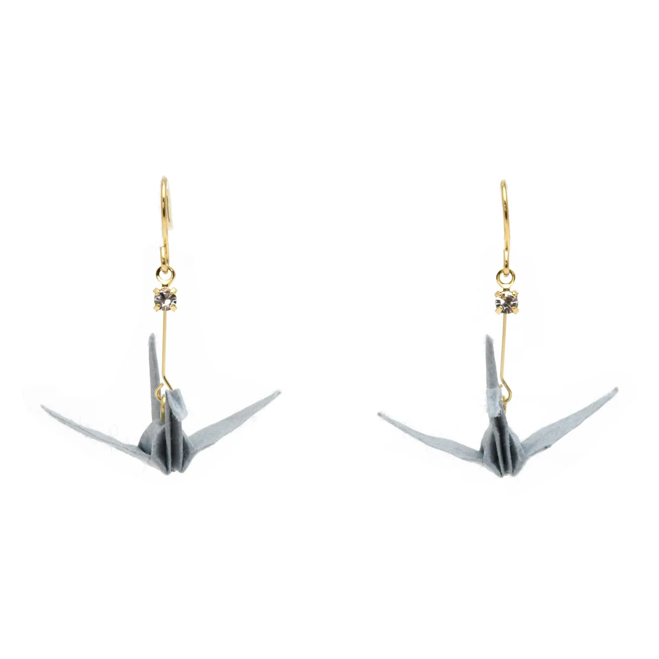 Junintowa Tsuru Crane Earrings - Image 4