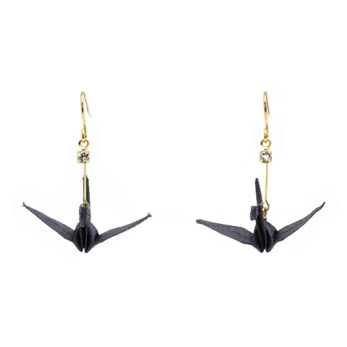 Junintowa Tsuru Crane Earrings - Image 9