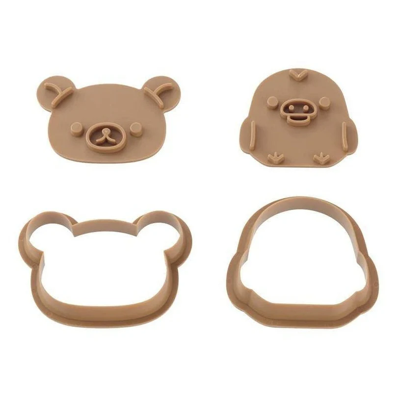 Kai Rilakkuma & Kiroitori Cookie Cutter 2pc Set