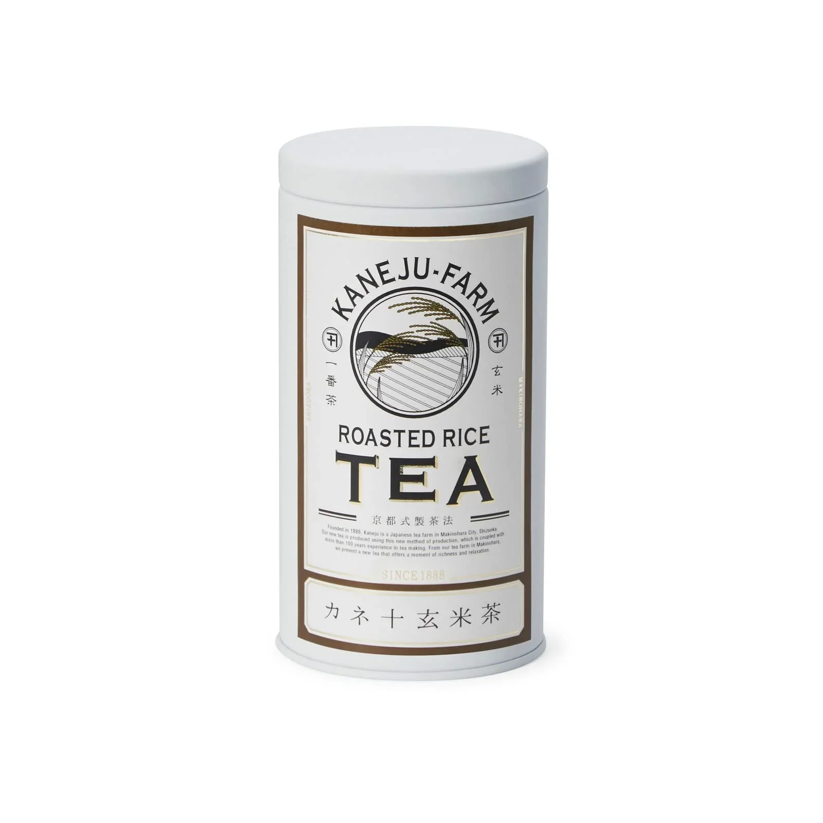 Kaneju Farm Roasted Genmaicha Rice Tea (Tea Tin) 100g