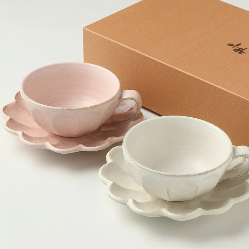 Kaneko Kohyo Rinka Soup Mug & Saucer 4P Set