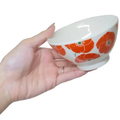 Kanesho Miffy Flower Rice Bowl 11.5D - Red - Image 2