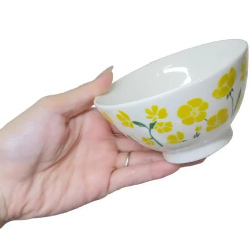 Kanesho Miffy Flower Rice Bowl 11.5D - Yellow - Image 2