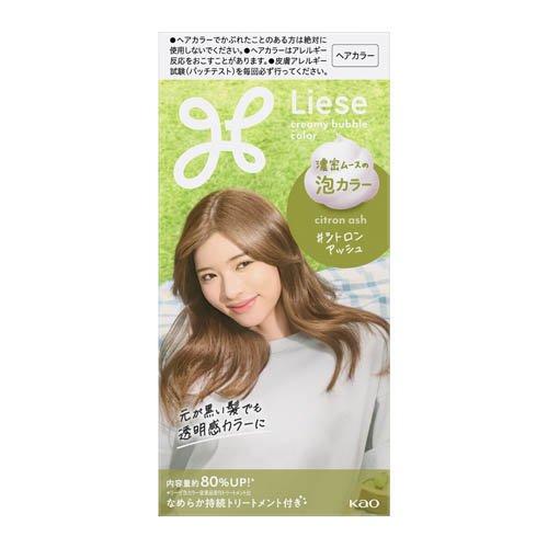 Kao Liese Creamy Bubble Colour Hair Dye - Citron Ash - Image 2