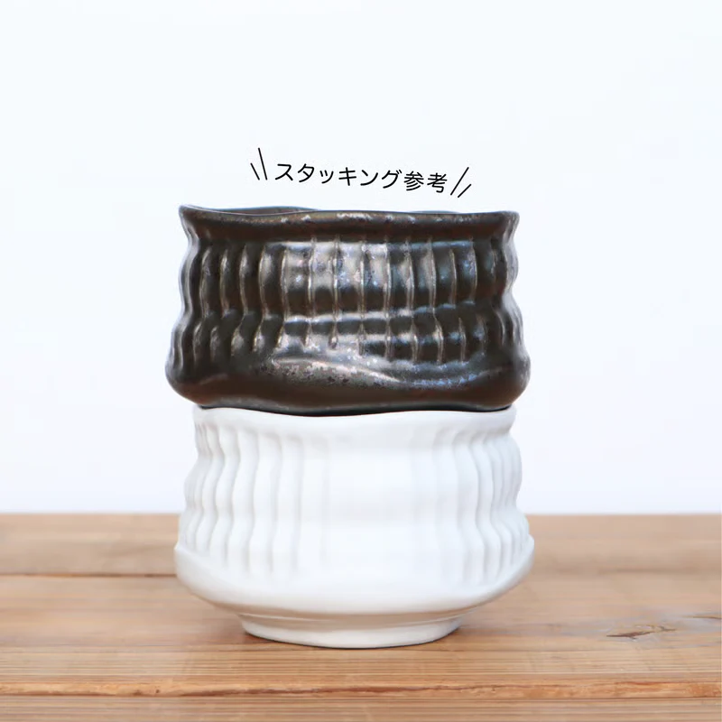 Kobokubori Silver Grey Matcha Bowl - Image 5