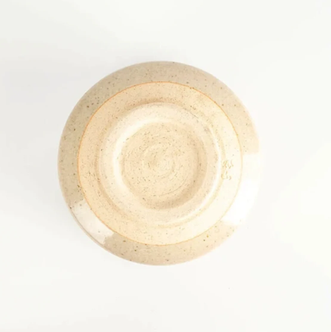 Kohiki Pink White Brush Matcha Bowl - Image 3