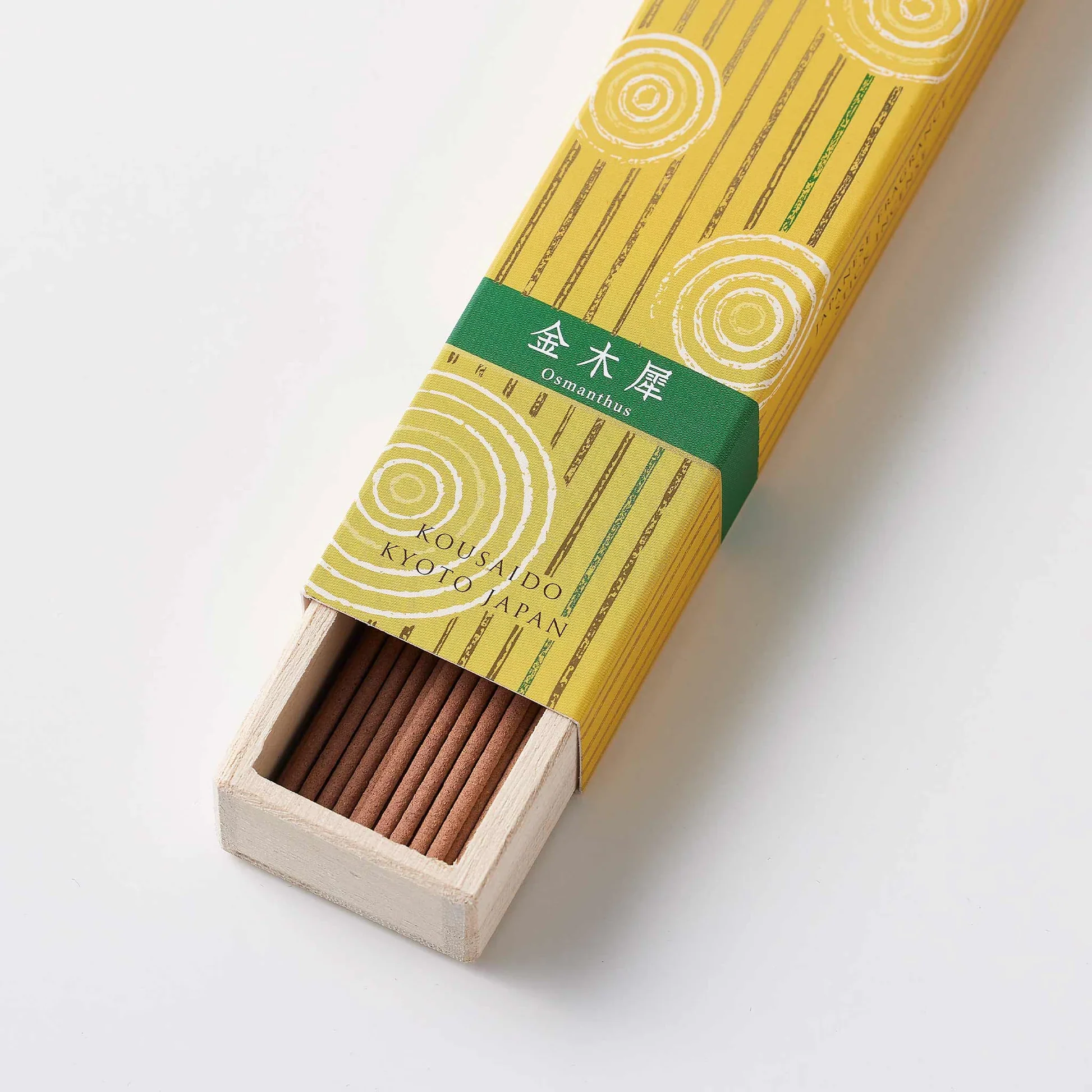 Kousaido Hyakurakukou Incense Sticks – Osmanthus - Image 2
