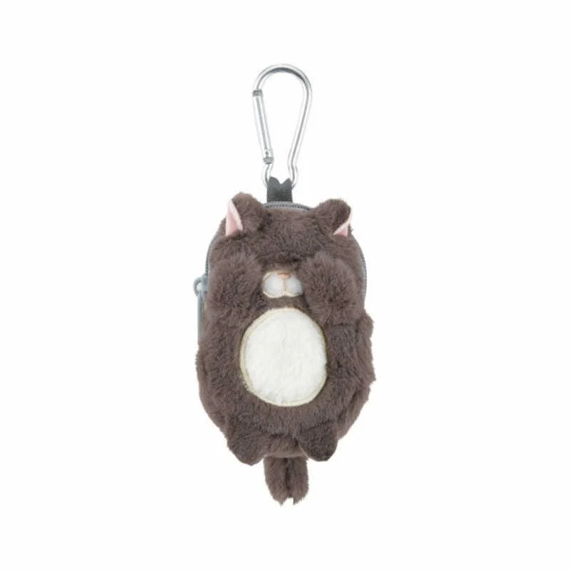 Kubinekko Animal Compact Mini Pouch - Black Cat