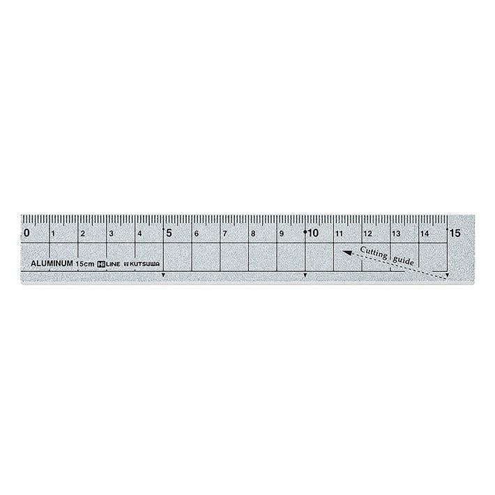 Kutsuwa Aluminium Ruler 15cm - Image 4