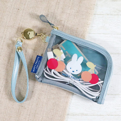 Kutsuwa Miffy Fruits Pass Case - Blue - Image 3