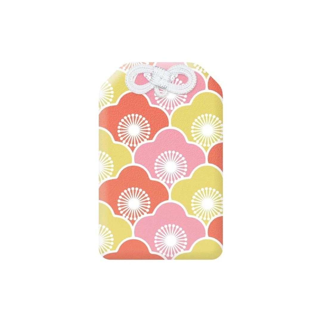 Kyoei Omamori Charm Name Card Holder - Plum Flower
