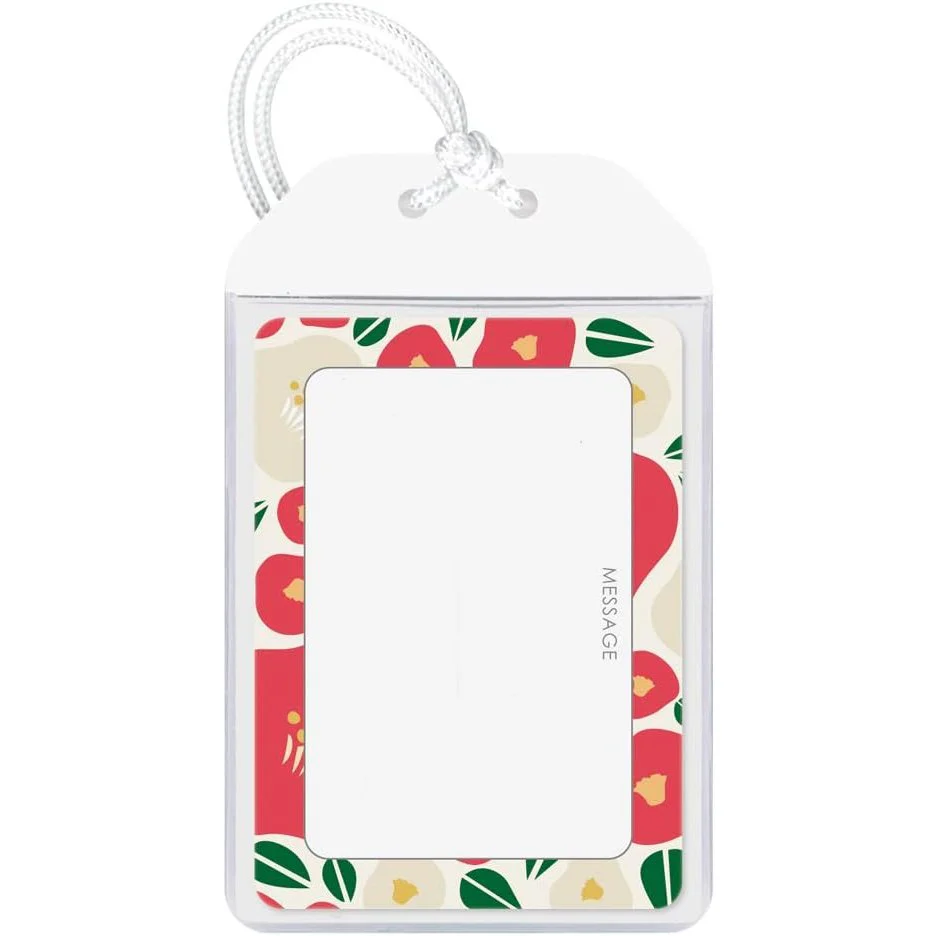 Kyoei Omamori Charm Name Card Holder - Tsubaki Camellia - Image 2