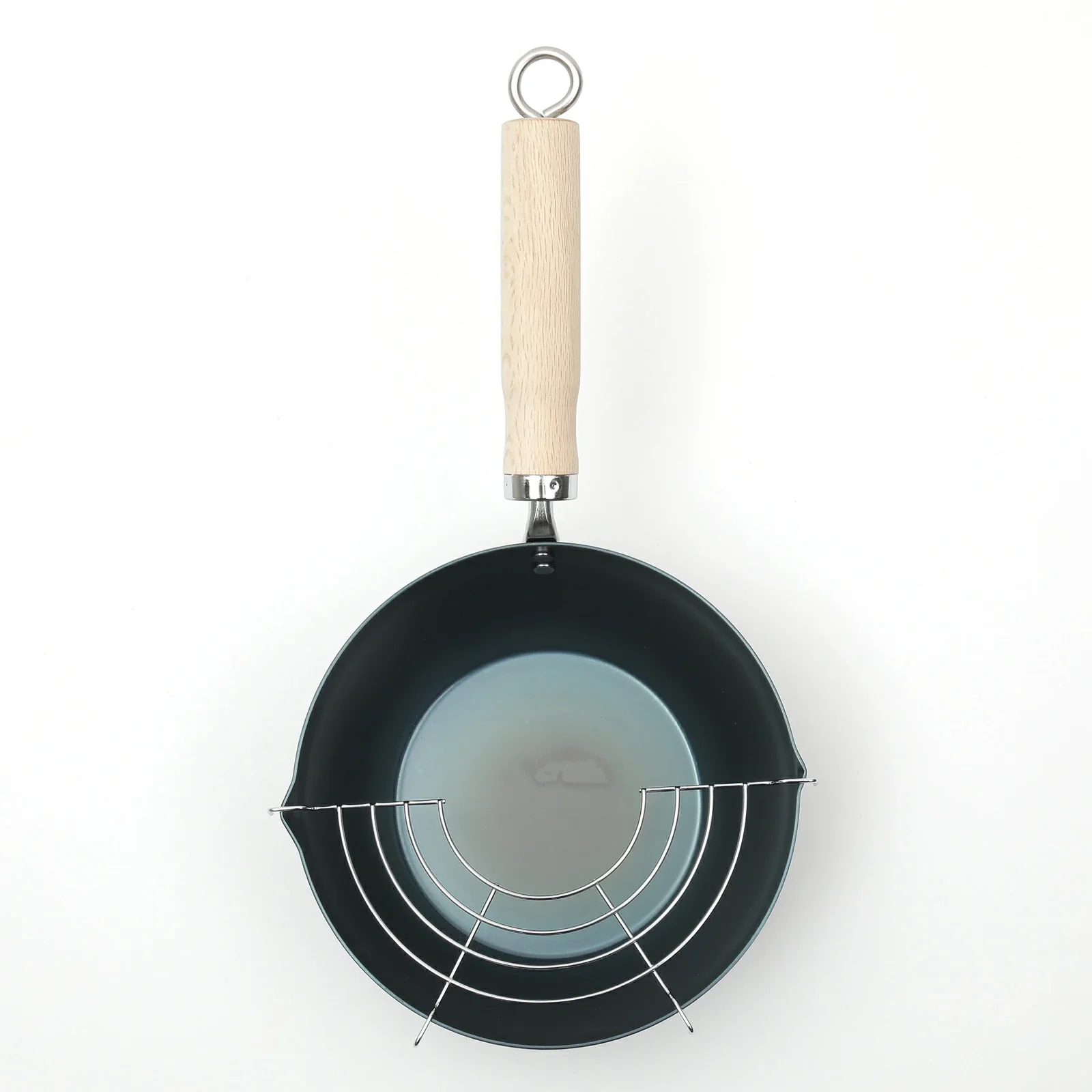 Kyoto Katsugu Iron Deep Frying Pan 20cm - Image 12
