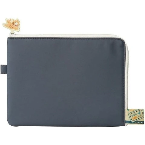 Lihit Lab Cat's Daily Routine Flat Card Pouch (L) - Image 6