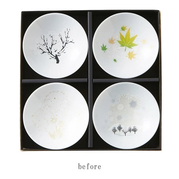 Marumo Takagi Colour Changing Four Seasons of Japan Sake Cup 4P Set - Image 4
