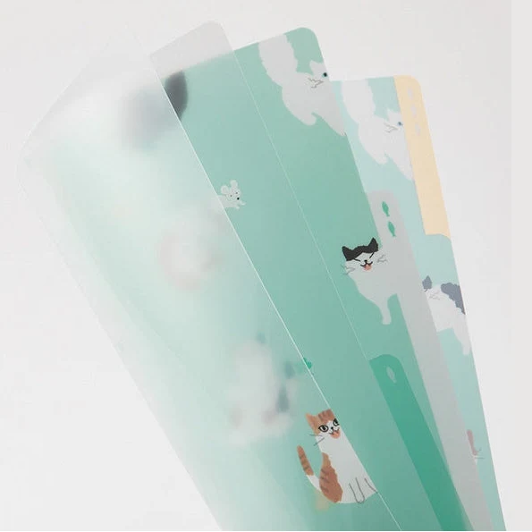 Midori 3-Pocket A4 File - Cats - Image 4
