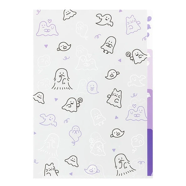 Midori 3-Pocket A4 File - Ghosts