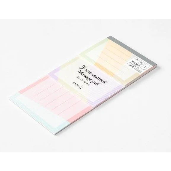 Midori 3-Size Message Pad Colour Bloc - Image 2