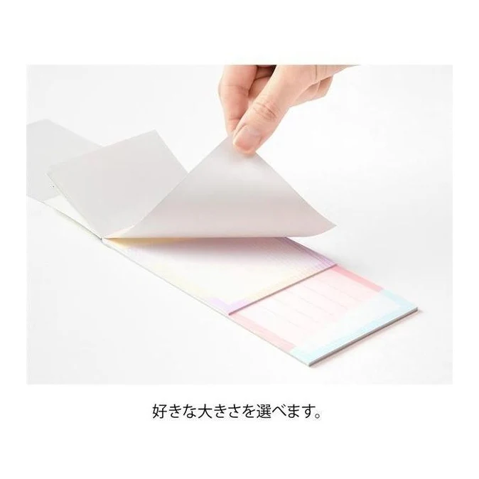 Midori 3-Size Message Pad Colour Bloc - Image 3