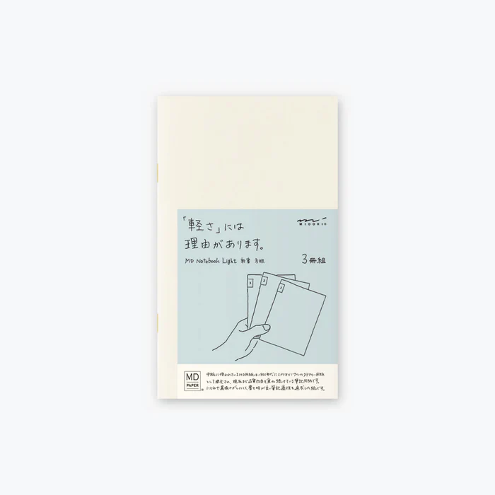 Midori MD Notebook Light B6 Slim 3Pack