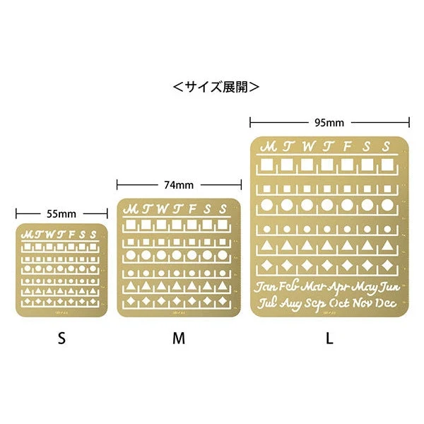 Midori Brass Calendar Template - M - Image 6