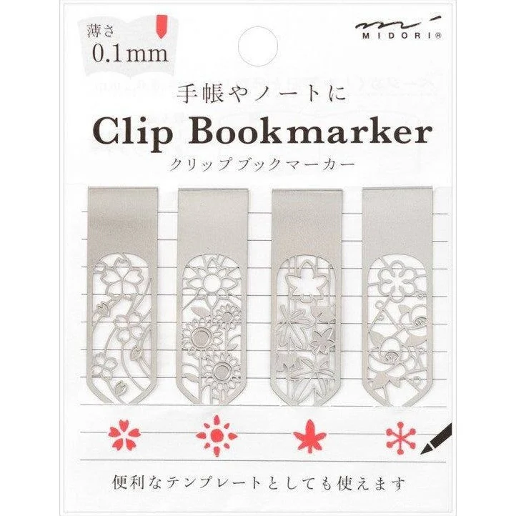 Midori Clip Bookmarker Flower