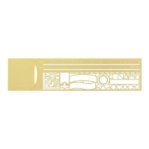 Midori Clip Ruler Decorative Pattern