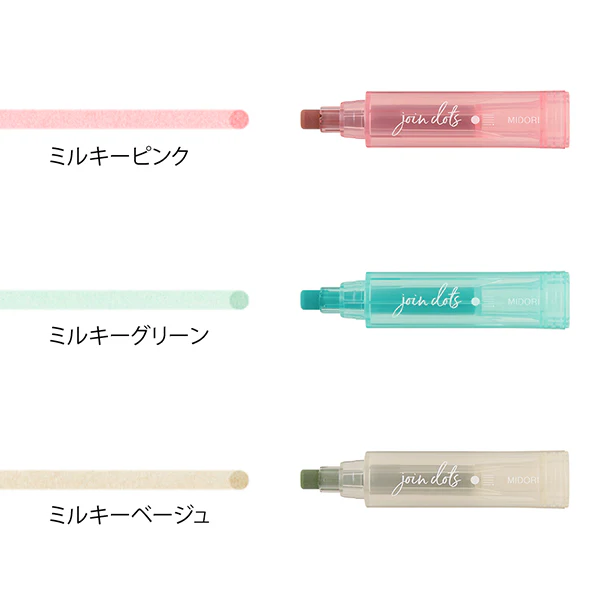 Midori Connecting Pen Join Dots Milky - Image 4