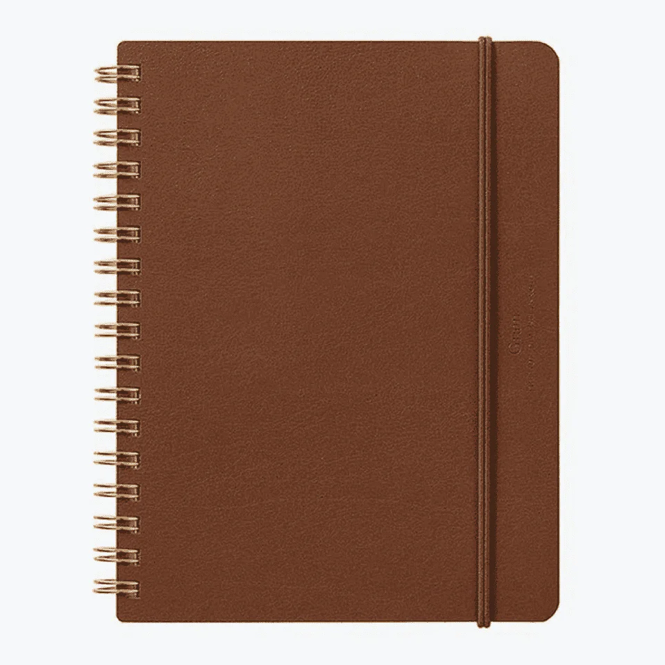 Midori Grain Leather Notebook B6 - Image 2
