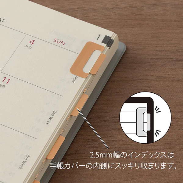 Midori Index Clips Copper- M - Image 2