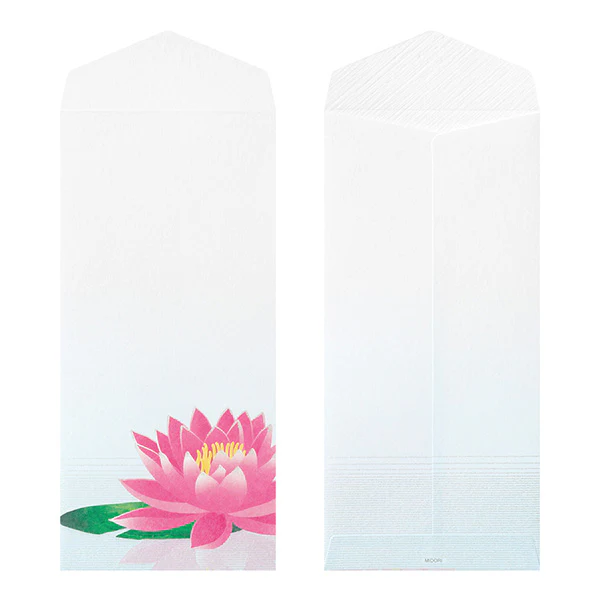 Midori Kami Letter Paper Set (Mirror Water Lily) - Image 5