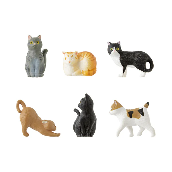 Midori Magnet Sets Cat 6pc